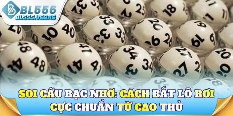 Soi cầu bạc nhớ: Cách bắt lô rơi cực chuẩn từ cao thủ